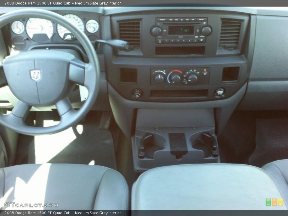 Medium Slate Gray Interior Dashboard for the 2008 Dodge Ram 1500 ST Quad Cab #38332459