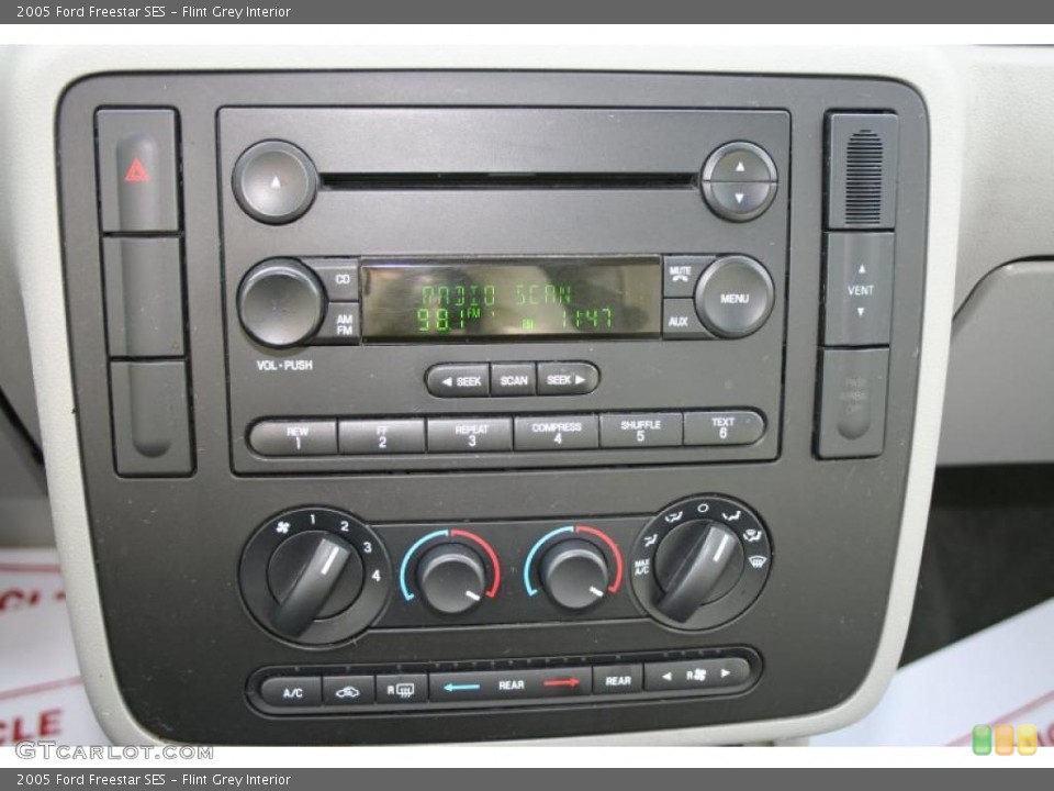 Flint Grey Interior Controls for the 2005 Ford Freestar SES #38333807