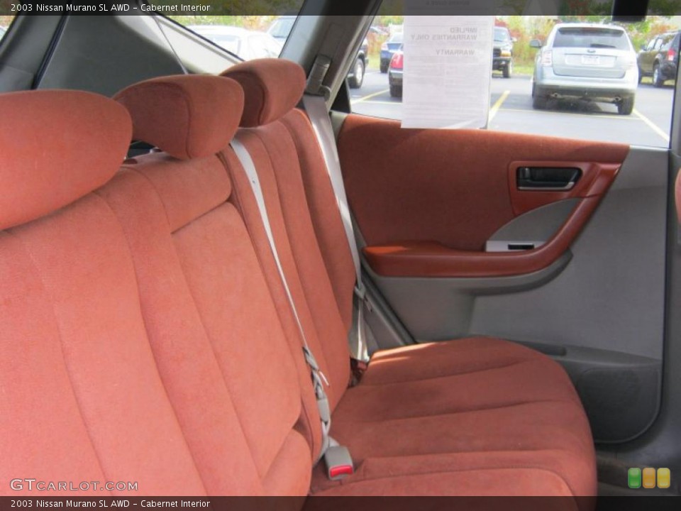 Cabernet Interior Photo for the 2003 Nissan Murano SL AWD #38335411