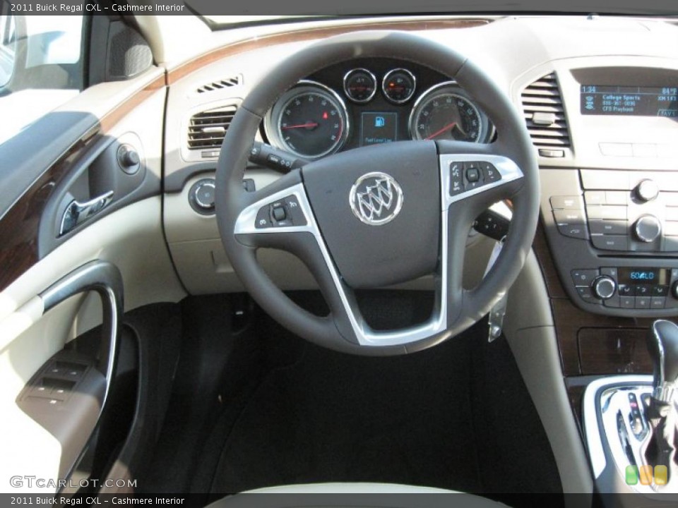 Cashmere Interior Steering Wheel for the 2011 Buick Regal CXL #38337387