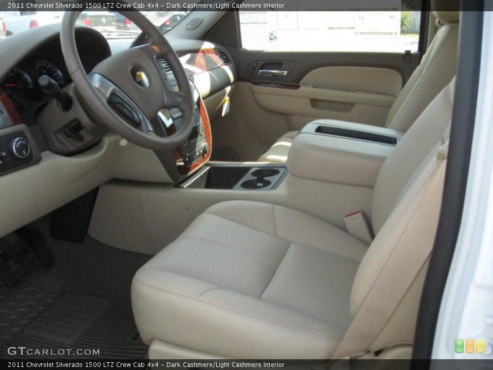 Dark Cashmere/Light Cashmere Interior Photo for the 2011 Chevrolet Silverado 1500 LTZ Crew Cab 4x4 #38338692