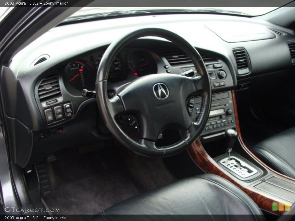 Ebony Interior Dashboard for the 2003 Acura TL 3.2 #38338780