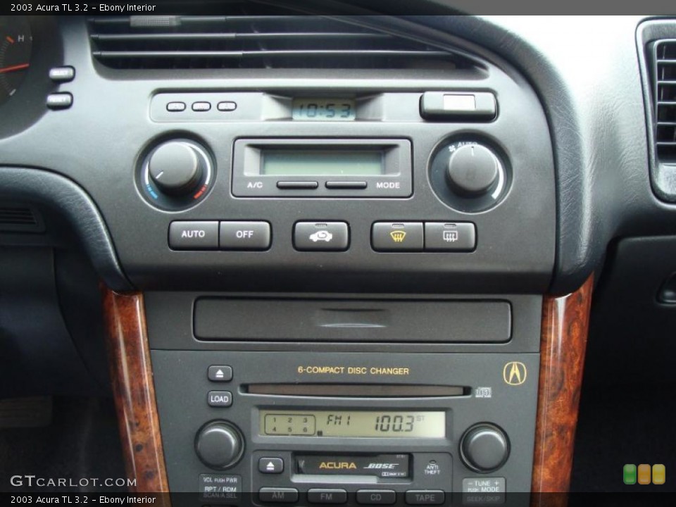 Ebony Interior Controls for the 2003 Acura TL 3.2 #38338784