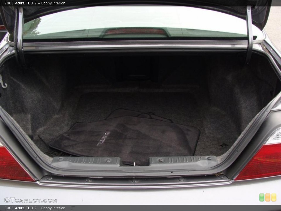 Ebony Interior Trunk for the 2003 Acura TL 3.2 #38338800