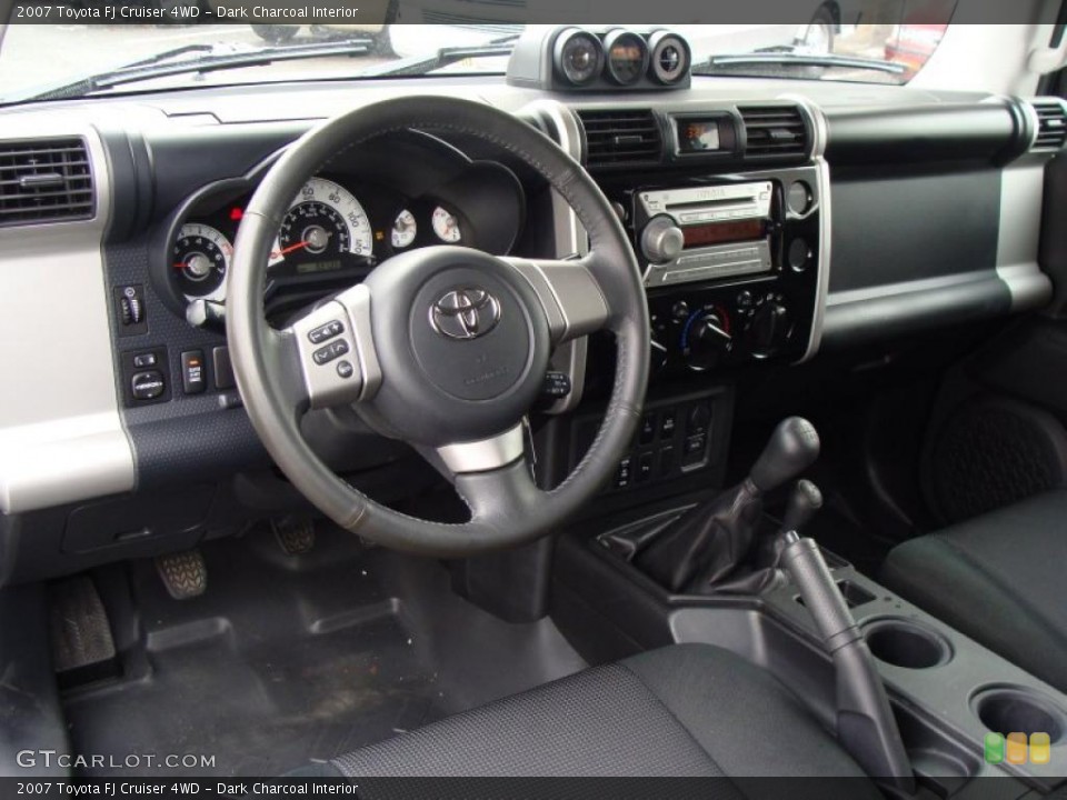 Dark Charcoal Interior Dashboard for the 2007 Toyota FJ Cruiser 4WD #38339872