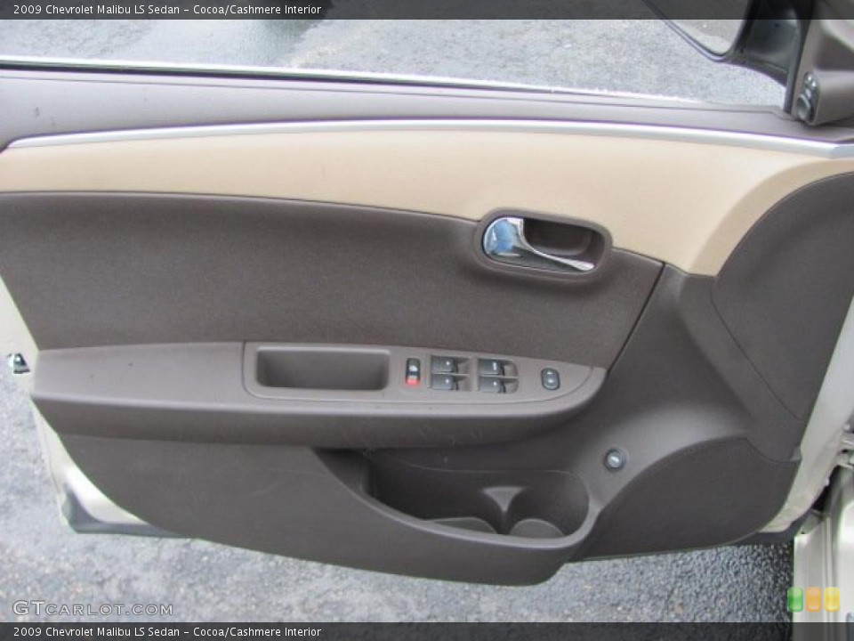 Cocoa/Cashmere Interior Photo for the 2009 Chevrolet Malibu LS Sedan #38340996