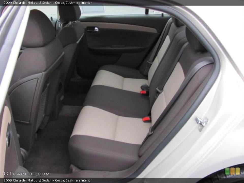 Cocoa/Cashmere Interior Photo for the 2009 Chevrolet Malibu LS Sedan #38341032