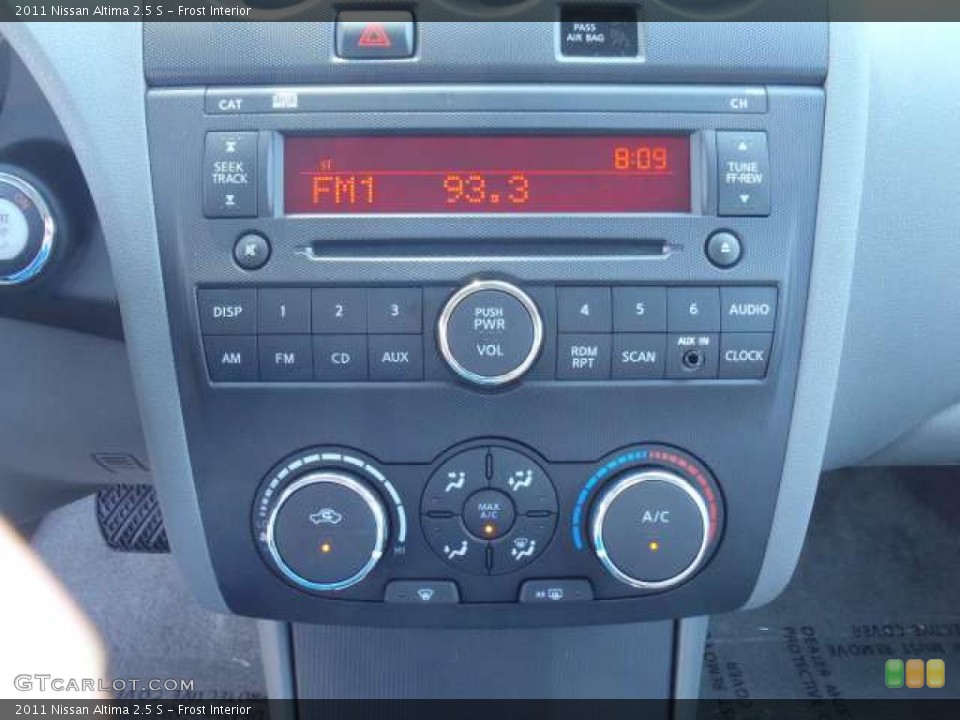 Frost Interior Controls for the 2011 Nissan Altima 2.5 S #38344293