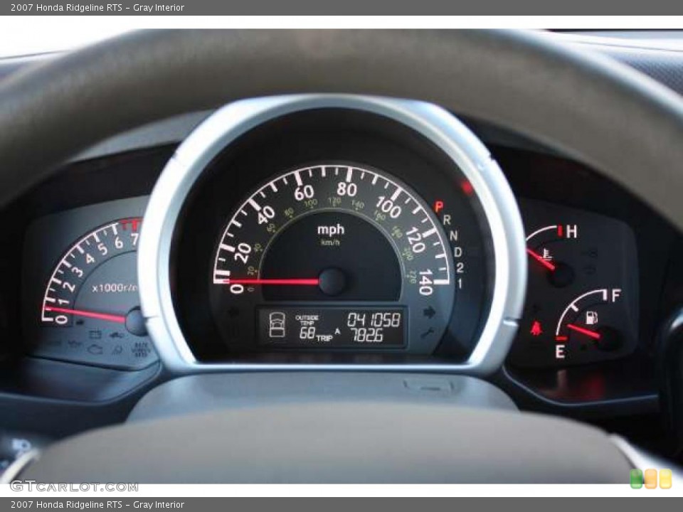 Gray Interior Gauges for the 2007 Honda Ridgeline RTS #38345186