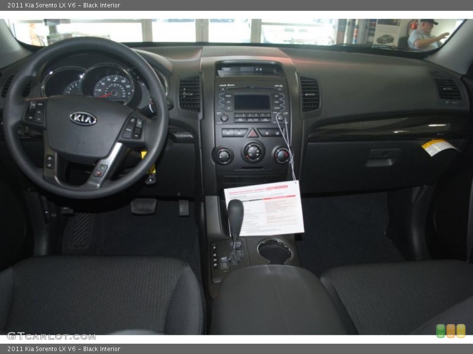 Black Interior Dashboard for the 2011 Kia Sorento LX V6 #38346722