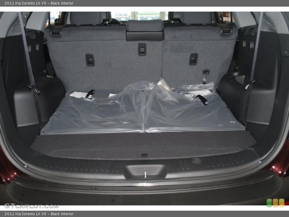 Black Interior Trunk for the 2011 Kia Sorento LX V6 #38346942