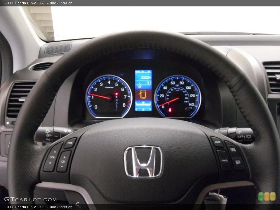 Black Interior Steering Wheel for the 2011 Honda CR-V EX-L #38347618
