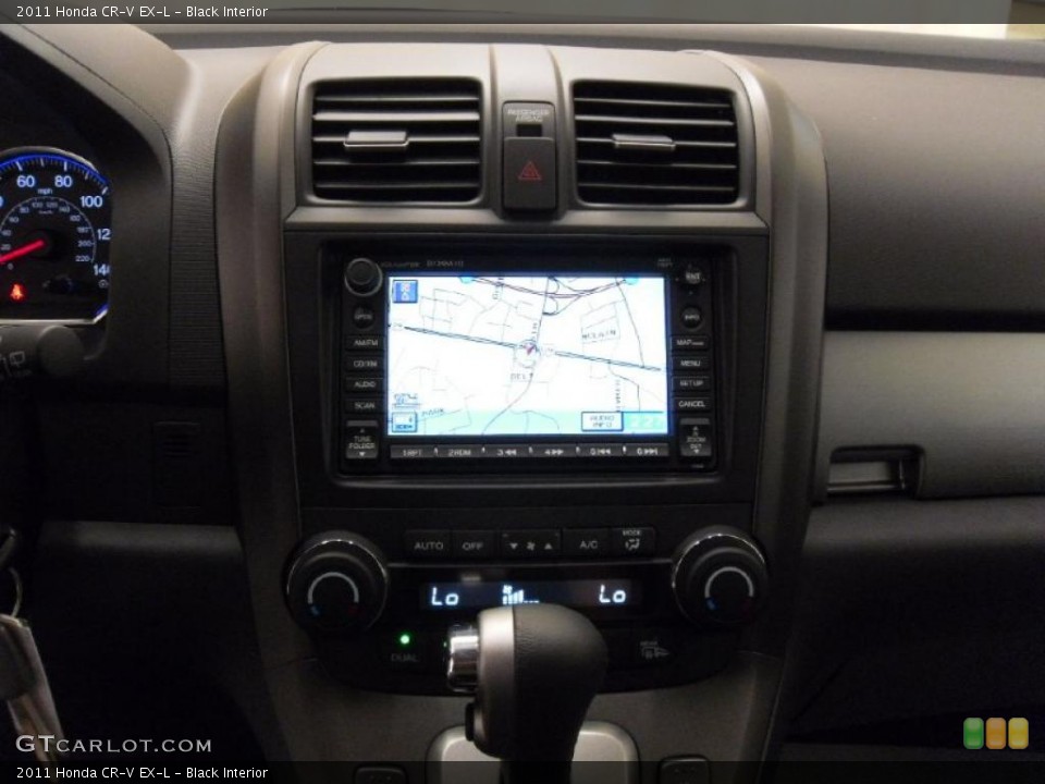 Black Interior Navigation for the 2011 Honda CR-V EX-L #38347634