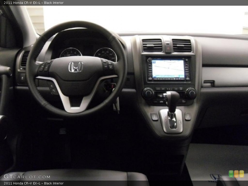 Black Interior Dashboard for the 2011 Honda CR-V EX-L #38347698