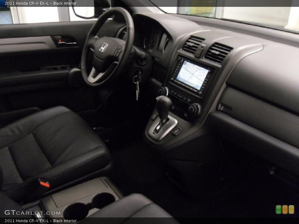 Black Interior Dashboard for the 2011 Honda CR-V EX-L #38347774