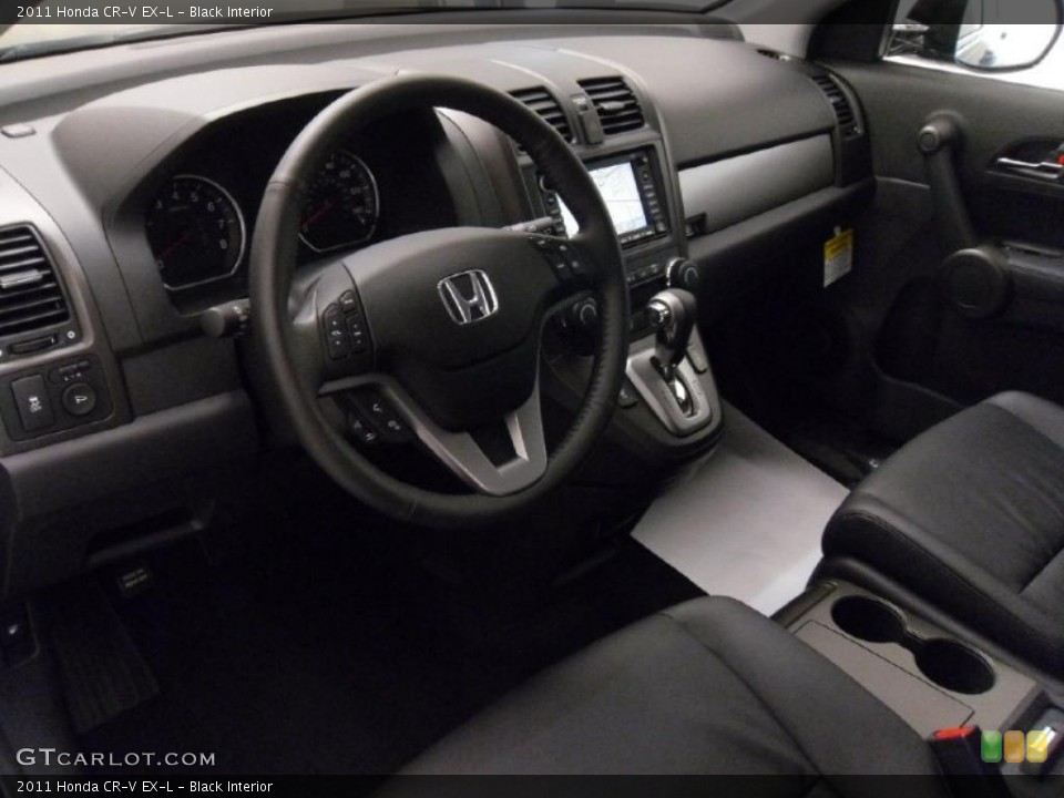 Black Interior Dashboard for the 2011 Honda CR-V EX-L #38347866