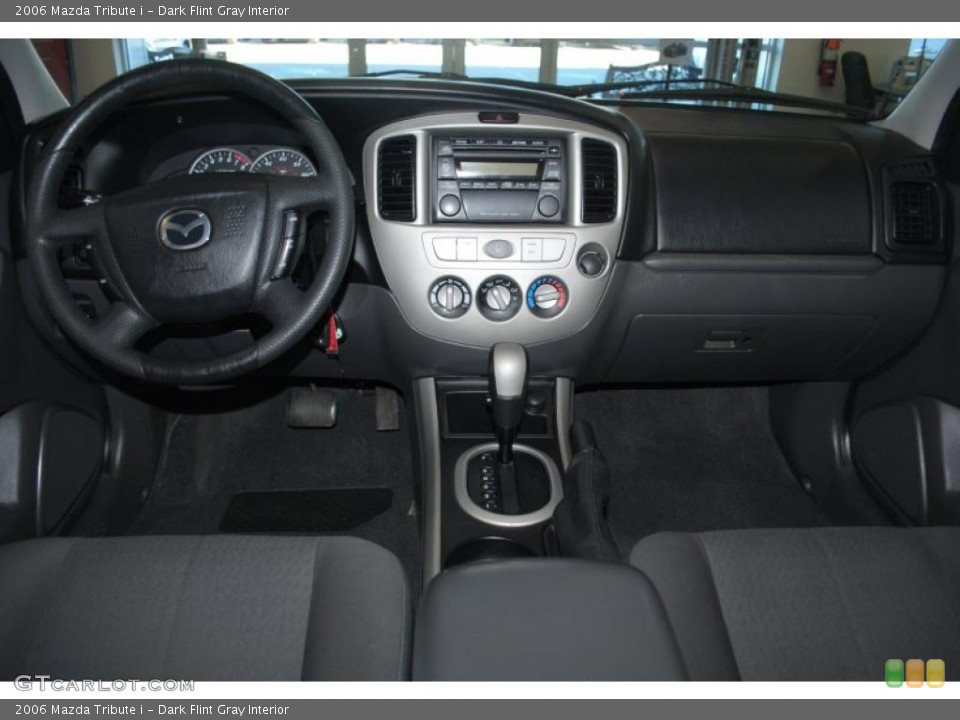 Dark Flint Gray Interior Dashboard for the 2006 Mazda Tribute i #38347990