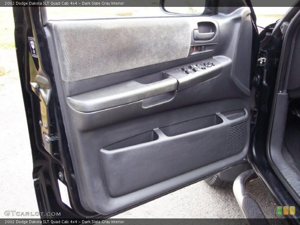 Dark Slate Gray Interior Photo for the 2002 Dodge Dakota SLT Quad Cab 4x4 #38348118