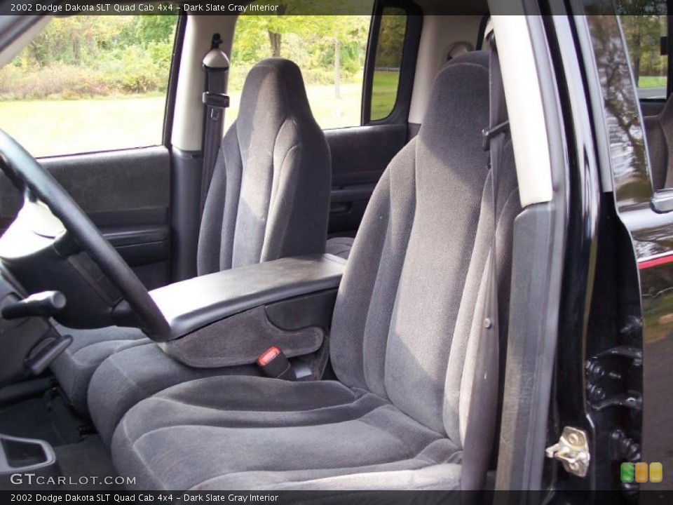 Dark Slate Gray Interior Photo for the 2002 Dodge Dakota SLT Quad Cab 4x4 #38348130