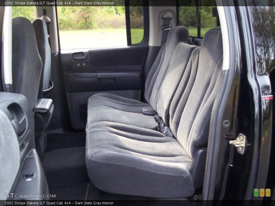 Dark Slate Gray Interior Photo for the 2002 Dodge Dakota SLT Quad Cab 4x4 #38348210