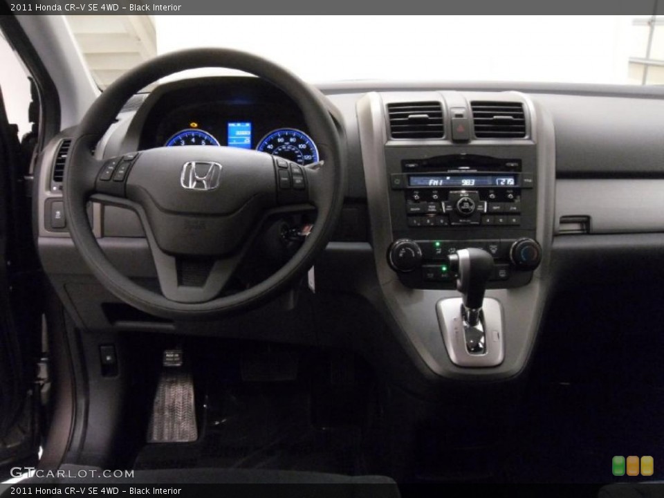 Black Interior Controls for the 2011 Honda CR-V SE 4WD #38349150