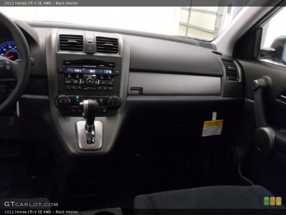Black Interior Controls for the 2011 Honda CR-V SE 4WD #38349166