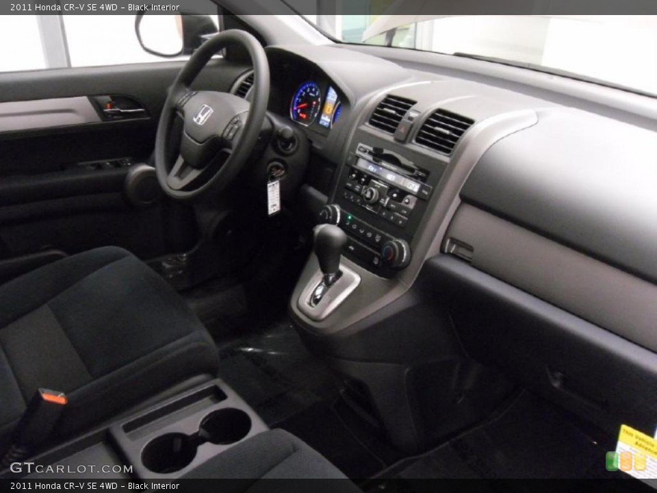 Black Interior Dashboard for the 2011 Honda CR-V SE 4WD #38349246