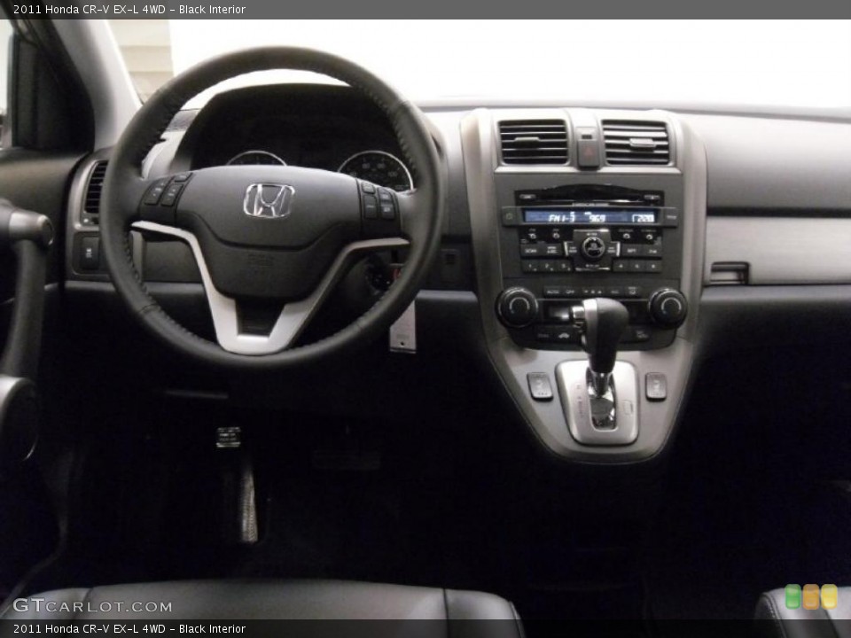 Black Interior Dashboard for the 2011 Honda CR-V EX-L 4WD #38349638
