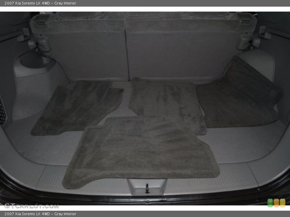 Gray Interior Trunk for the 2007 Kia Sorento LX 4WD #38349646