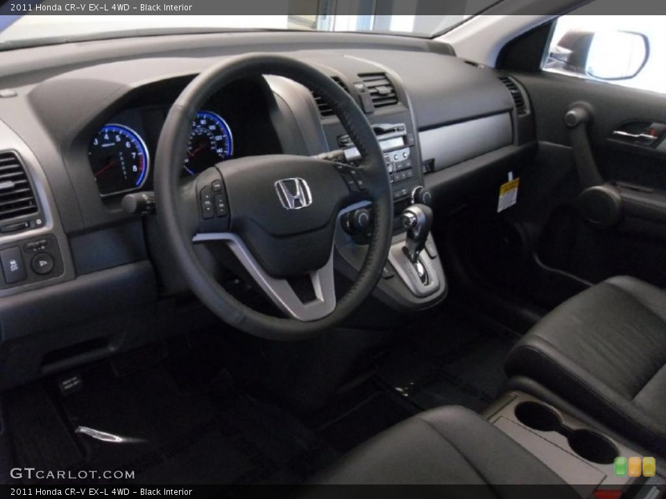 Black Interior Dashboard for the 2011 Honda CR-V EX-L 4WD #38349834