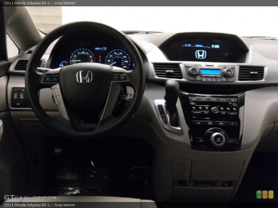 Gray Interior Dashboard for the 2011 Honda Odyssey EX-L #38350182
