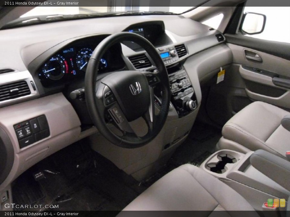 Gray Interior Dashboard for the 2011 Honda Odyssey EX-L #38350386