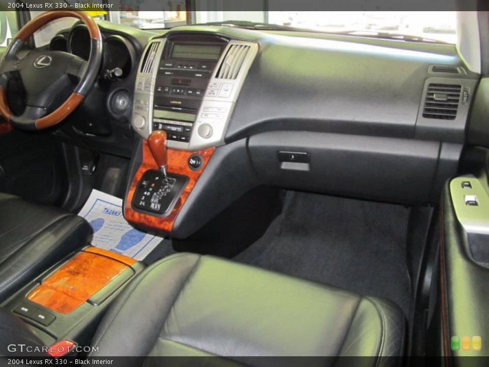 Black Interior Dashboard for the 2004 Lexus RX 330 #38351214