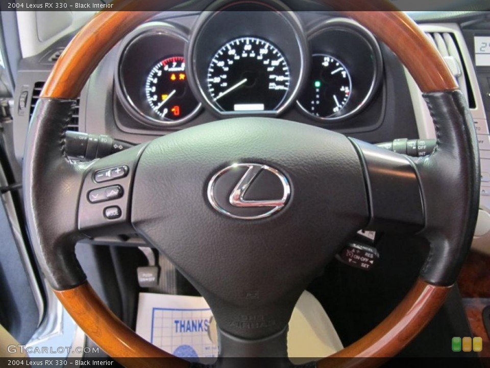 Black Interior Steering Wheel for the 2004 Lexus RX 330 #38351310