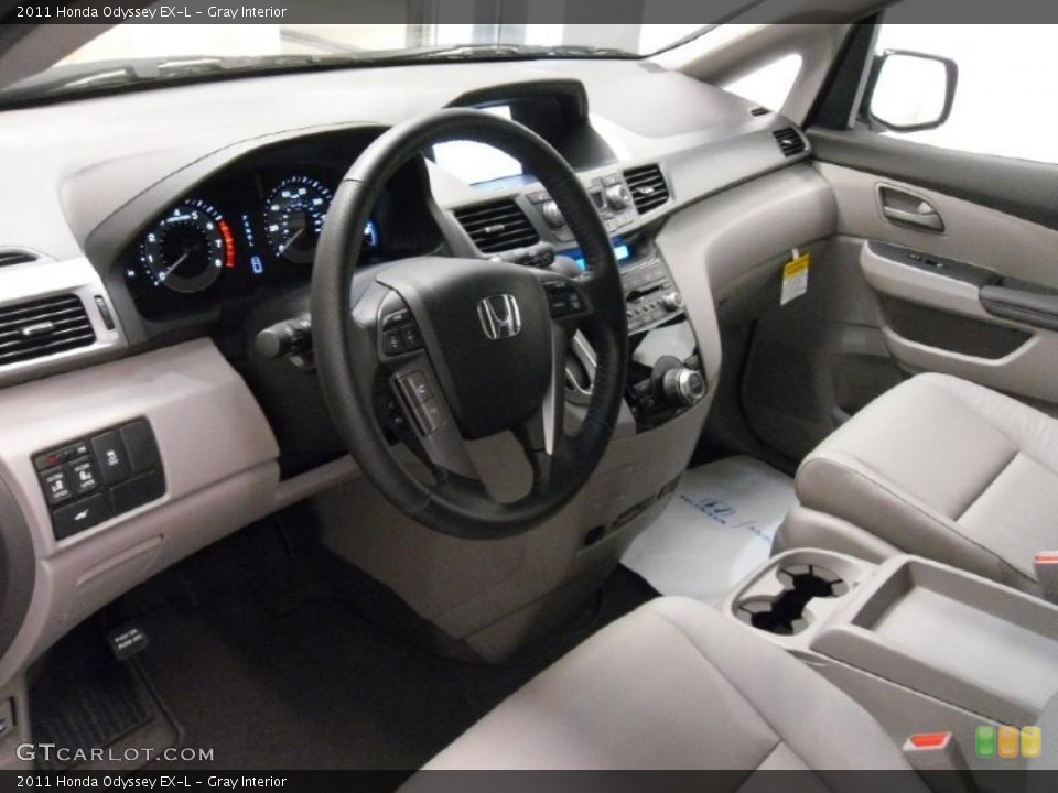 Gray Interior Dashboard for the 2011 Honda Odyssey EX-L #38351418
