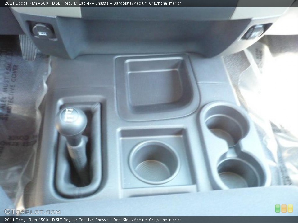Dark Slate/Medium Graystone Interior Controls for the 2011 Dodge Ram 4500 HD SLT Regular Cab 4x4 Chassis #38352358