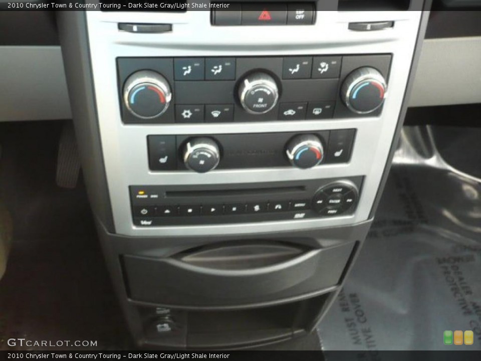 Dark Slate Gray/Light Shale Interior Controls for the 2010 Chrysler Town & Country Touring #38353370