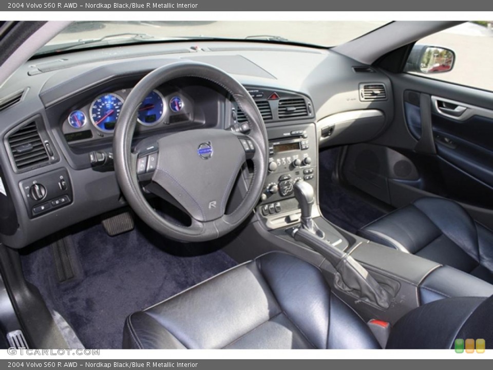 Nordkap Black/Blue R Metallic Interior Photo for the 2004 Volvo S60 R AWD #38354046