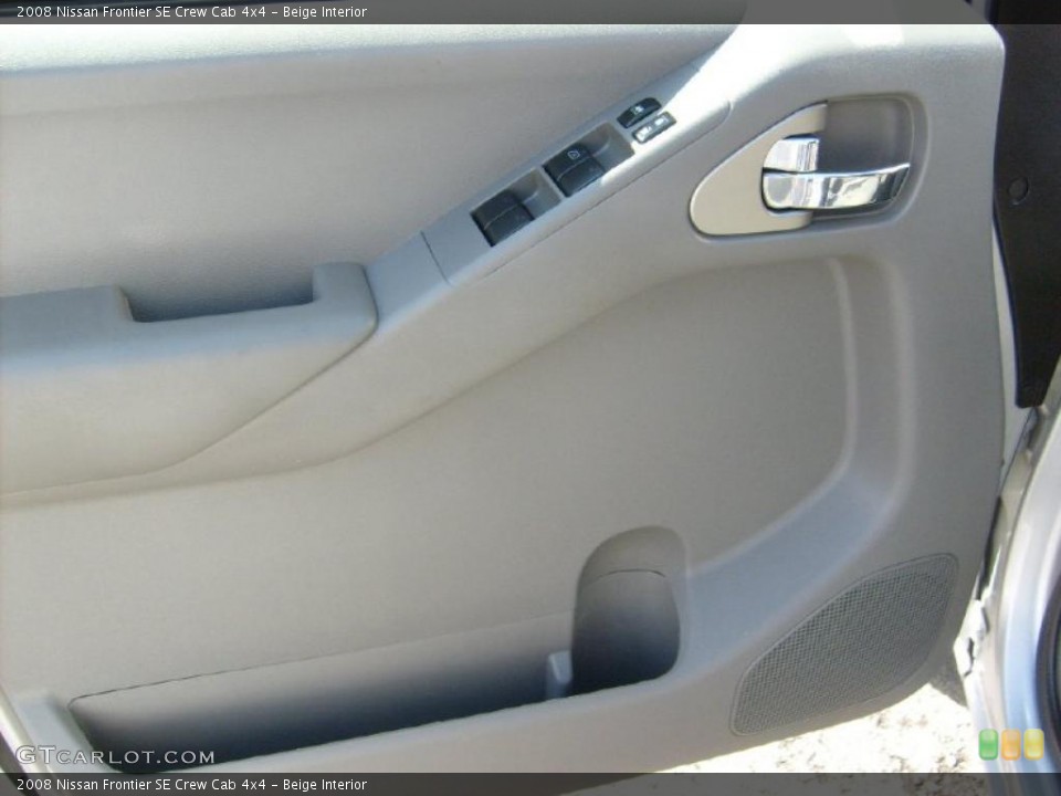 Beige Interior Door Panel for the 2008 Nissan Frontier SE Crew Cab 4x4 #38354226