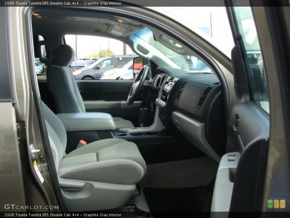 Graphite Gray Interior Photo for the 2008 Toyota Tundra SR5 Double Cab 4x4 #38356590