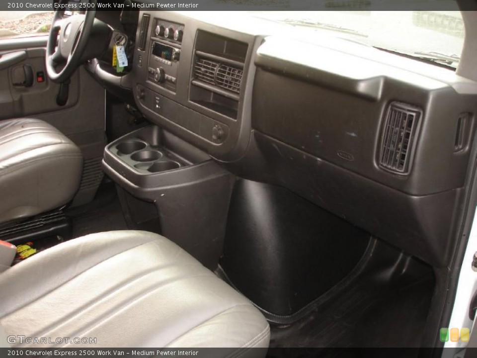 Medium Pewter Interior Dashboard for the 2010 Chevrolet Express 2500 Work Van #38356618
