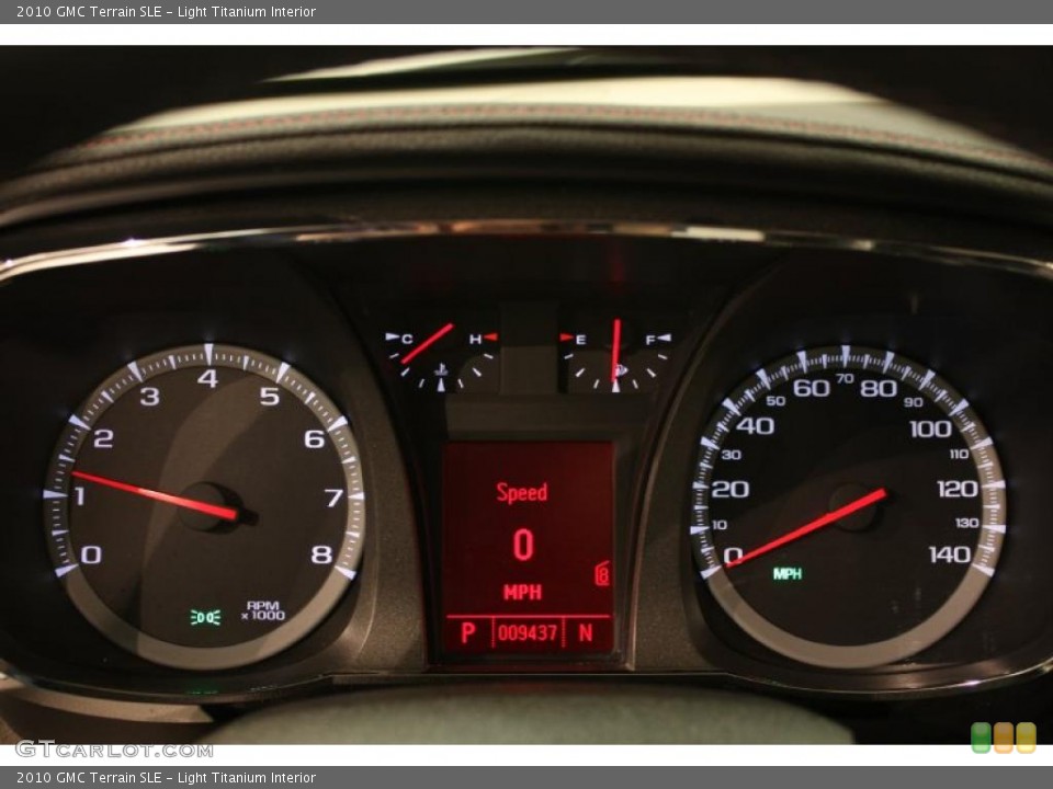 Light Titanium Interior Gauges for the 2010 GMC Terrain SLE #38357354