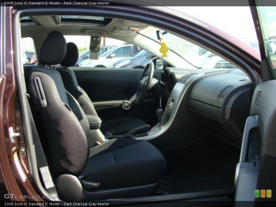 Dark Charcoal Gray Interior Photo for the 2008 Scion tC  #38357486