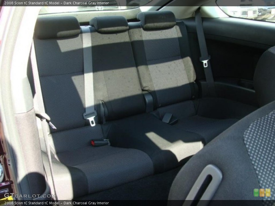 Dark Charcoal Gray Interior Photo for the 2008 Scion tC  #38357558