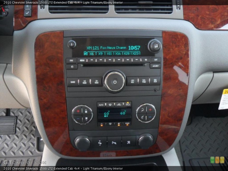 Light Titanium/Ebony Interior Controls for the 2010 Chevrolet Silverado 1500 LTZ Extended Cab 4x4 #38357794