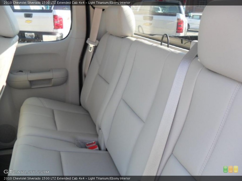 Light Titanium/Ebony Interior Photo for the 2010 Chevrolet Silverado 1500 LTZ Extended Cab 4x4 #38357814