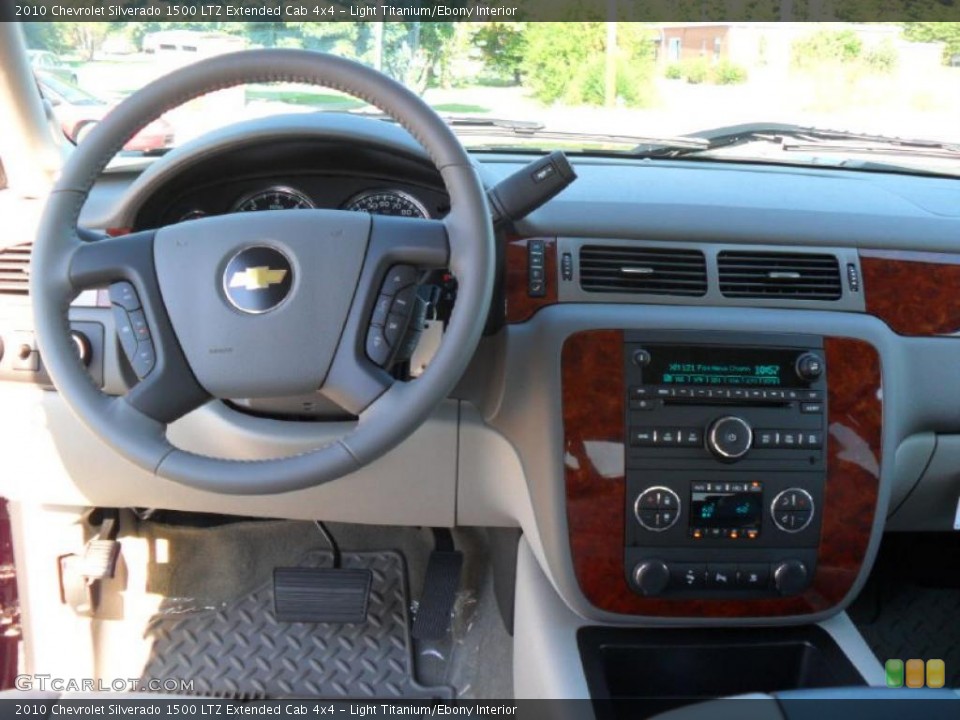 Light Titanium/Ebony Interior Controls for the 2010 Chevrolet Silverado 1500 LTZ Extended Cab 4x4 #38357826