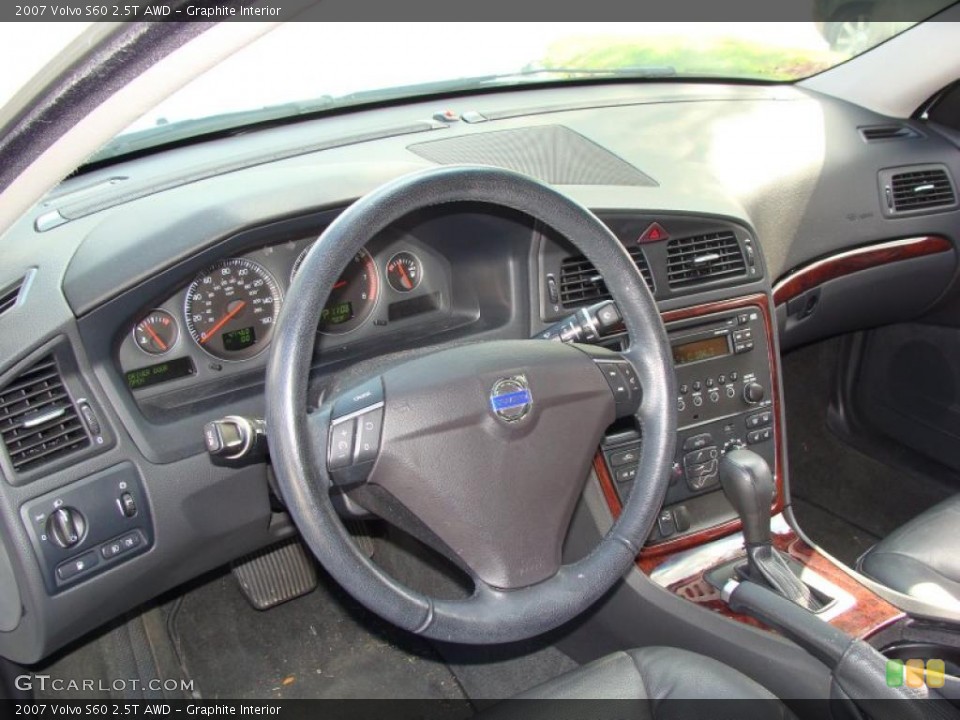 Graphite Interior Steering Wheel for the 2007 Volvo S60 2.5T AWD #38359478