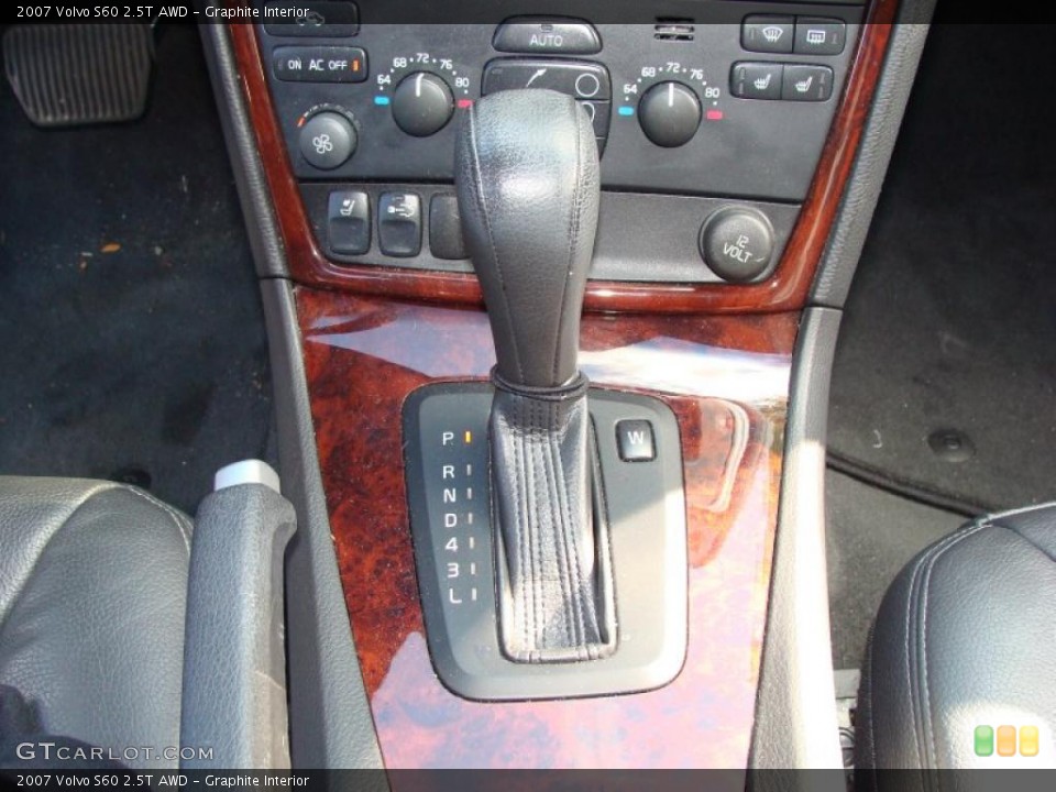Graphite Interior Transmission for the 2007 Volvo S60 2.5T AWD #38359506