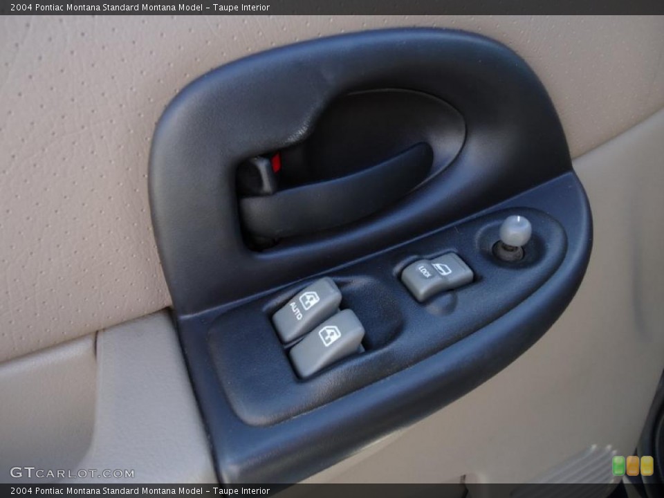 Taupe Interior Controls for the 2004 Pontiac Montana  #38360042